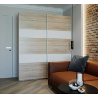 Шкаф-Купе L-Кайзер 1800м 2ДСП-Doros