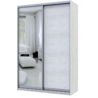  Шкаф-Купе Сити Лайт 150х60х225м 1 ДСП/1 Зеркало-Doros