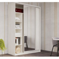  Шкаф-Купе Сити Лайт 150х45х225м 1 ДСП/1Зеркало-Doros
